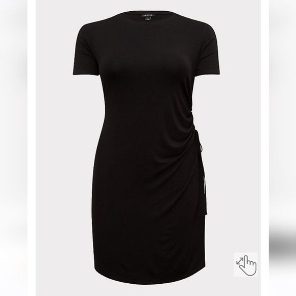 Torrid Mini Jersey Tee Shirt Dress Size 1X NWT - Picture 2 of 5